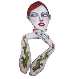 Girl With Dragon Tattoos